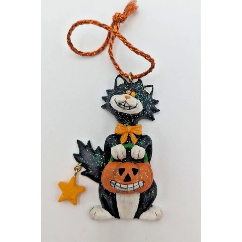 Vintage‎ Halloween Ornaments Lot of 9